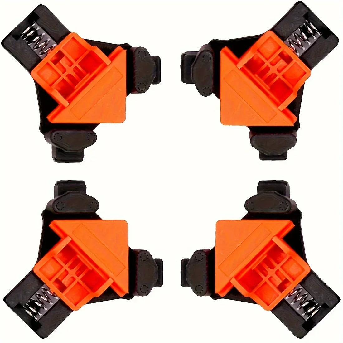 Woodworking Angle Clamp Tool Set 60/90/120 Degrees Fixer Photo Frame Picture Frame Clamp Home Tools Punching Installer Hand Tool