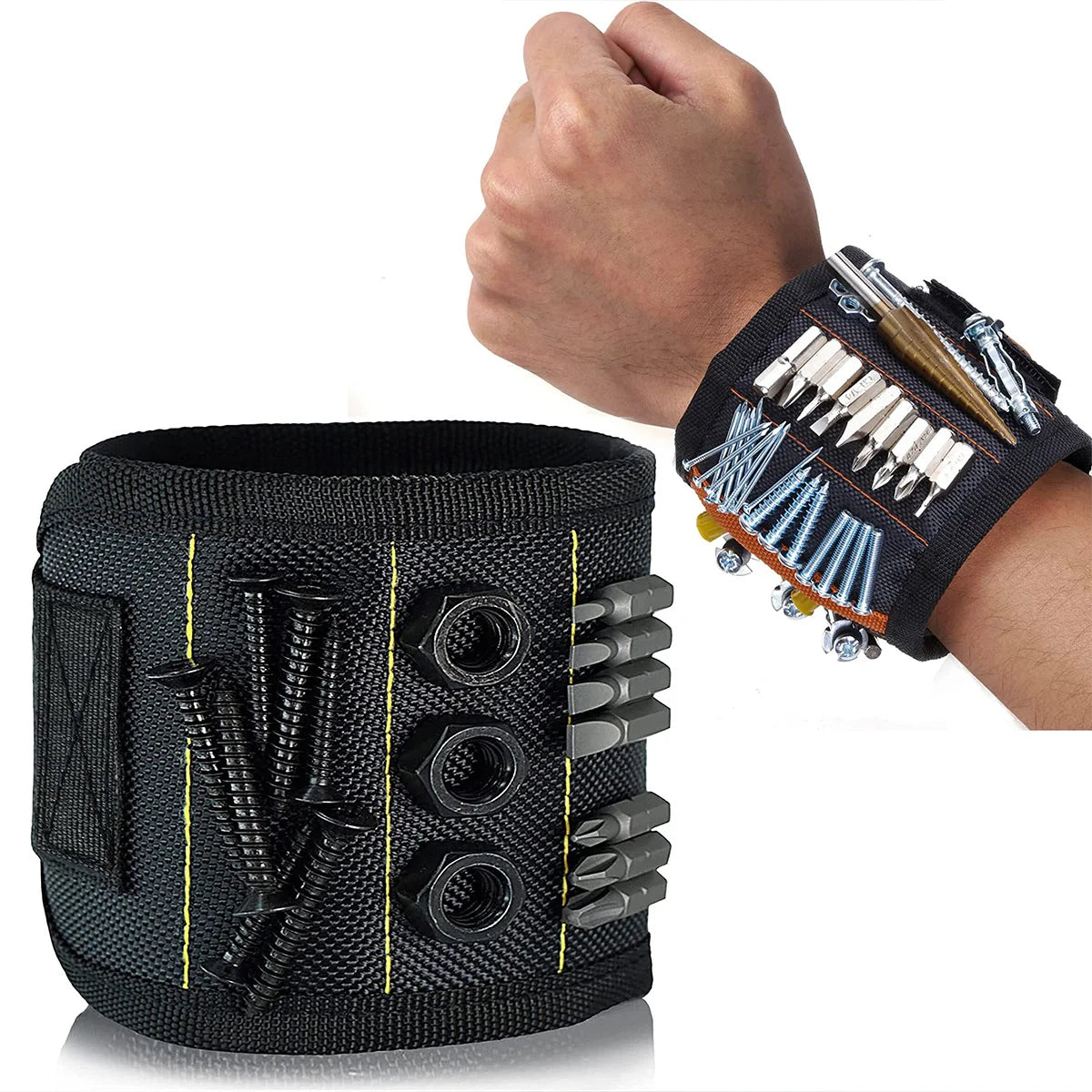  magnetic wristband for holding screws nails drill bits